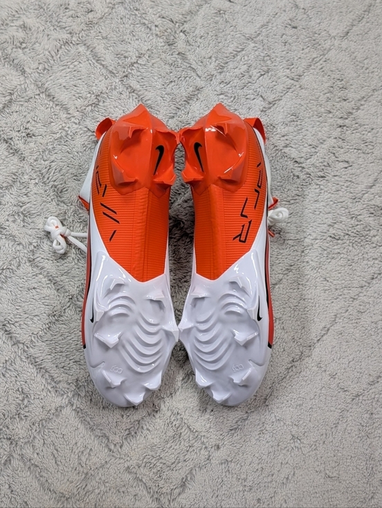 Nike Vapor Edge Pro 360 2 TB White Orange Football Cleats Mens 14 FQ4044-100 NEW